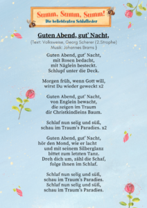 Liedtext zum 3Berlin Song Guten Abend, gut' Nacht