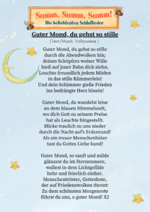 Liedtext zum 3Berlin Song Guter Mond, du gehst so stille