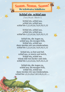 Liedtext zum 3Berlin Song Schlaf ein, schlaf aus