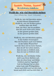 Liedtext zum 3Berlin Song Weißt du, wie viel Sternlein stehen