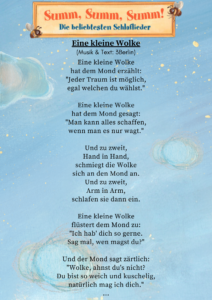 Liedtext zum 3Berlin Song Eine kleine Wolke