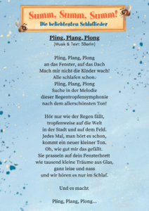 Liedtext zum 3Berlin Song Pling, Plang, Plong