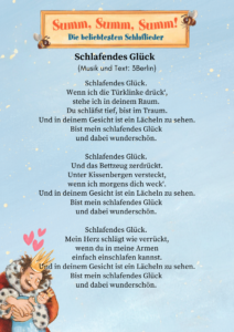 Liedtext zum 3Berlin Song Schlafendes Glück