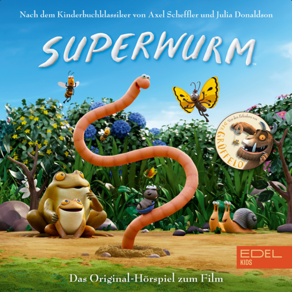 Das Hörspielcover von der Superwurm