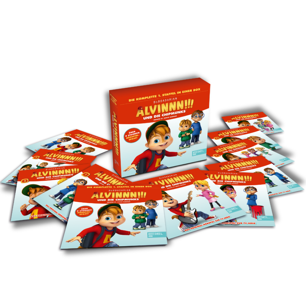 Alvin und die Chipmunks CD Box zur 1. Staffel